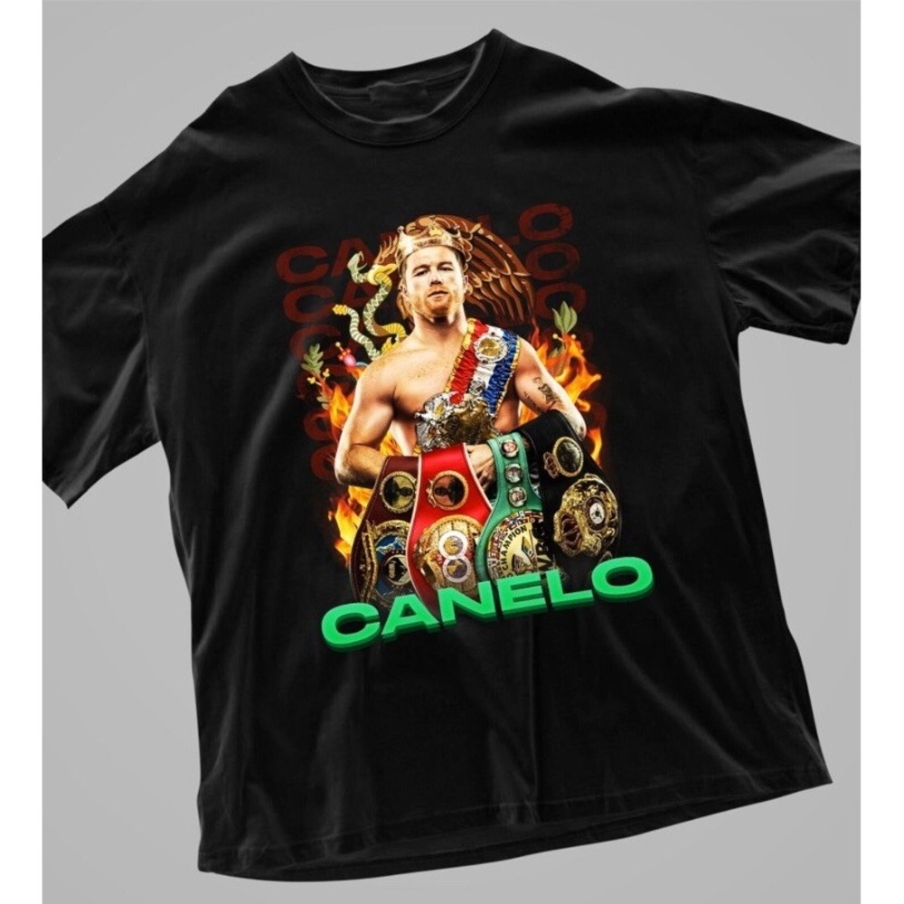 Saul Canelo Alvarez World Boxing Champion T Shirt Size Large